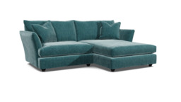 Hampstead Small Chaise Sofa teal - thumbnail 1