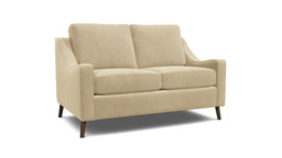 Cream Fabric 2 Seater Sofabed - Modern Fold Out Custom Sofa Bed - Weymouth Range