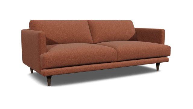 Red Velvet 4 Seater Sofa - Modern Style Custom Sofa In Easy Clean Velvet - Middleton Range - image 1