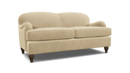 Cream Fabric 3 Seater Sofabed - Traditional Fold Out Custom Sofa Bed - Lincoln Range - thumbnail 1