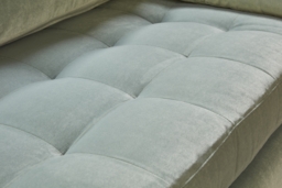 Purple Velvet 2 Seater Sofa With Chaise - Modern Style Custom Sofa In Easy Clean Velvet - Shoreditch Range - thumbnail 7