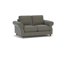 Grey Fabric 2 Seater Sofabed - Traditional Fold Out Custom Sofa Bed In Easy Clean Fabric - Kendal Range