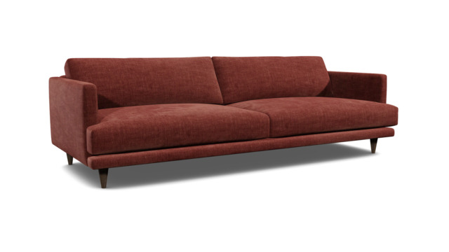 Purple Velvet 5 Seater Sofa - Modern Style Custom Sofa In Easy Clean Velvet - Middleton Range - image 1