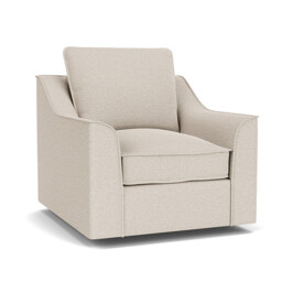 Cream Fabric Armchair - Modern Accent Custom Arm Chair - Brixton Range