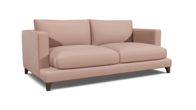 Pink Velvet 4 Seater Sofa - Modern Style Custom Sofa In Stain Resistant Velvet - Holland Range - image 1