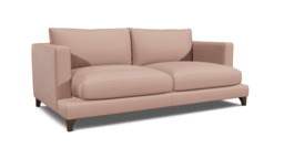 Pink Velvet 4 Seater Sofa - Modern Style Custom Sofa In Stain Resistant Velvet - Holland Range