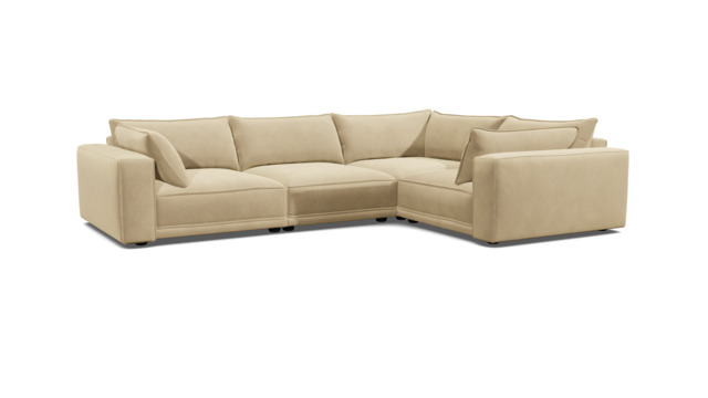 Wimbledon Medium Corner Sofa cream - image 1
