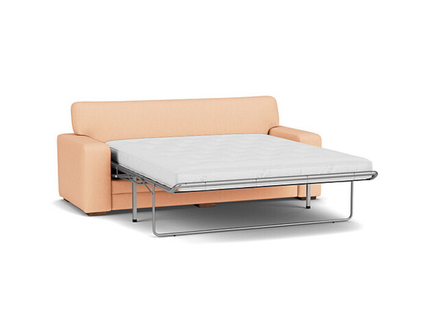 Pink Velvet 3.5 Seater Sofabed - Modern Fold Out Custom Sofa Bed In Stain Resistant Velvet - Sloane Range - image 1
