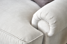 Blue 4 Seater Corner Sofa - Traditional Style Fabric Luxury Premium Corner Sofa - Thatcham Range - thumbnail 4