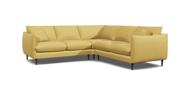 Greenwich Even Sided Corner Sofa yellow - image 1