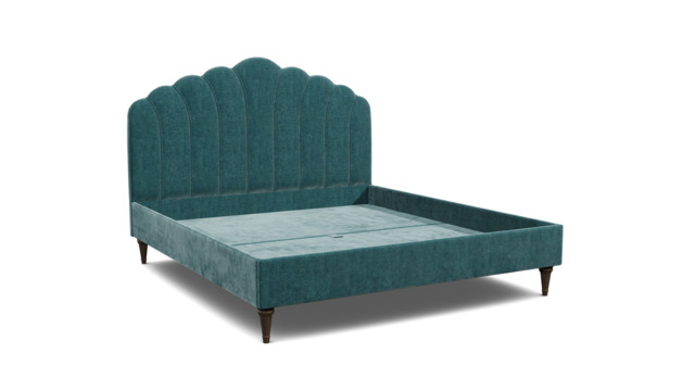 Snowdon Super King Bed teal - image 1