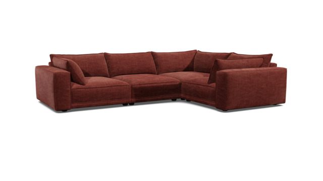 Wimbledon Medium Corner Sofa purple - image 1