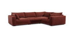 Wimbledon Medium Corner Sofa purple - thumbnail 1
