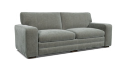 Grey Fabric 3.5 Seater Sofa - Modern Style Custom Sofa In Easy Clean Fabric - Sloane Range