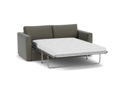 Grey Fabric 3.5 Seater Sofabed - Modern Fold Out Custom Sofa Bed In Easy Clean Fabric - Bromley Range - thumbnail 1