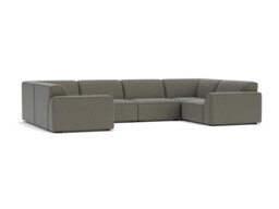 Dalston Large U Shape Sofa grey - thumbnail 1