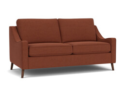 Red Velvet 3.5 Seater Sofa - Modern Style Custom Sofa In Easy Clean Velvet - Weymouth Range