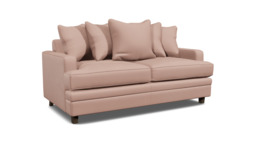 Streatham 2 Seater Scatter Back Sofa pink - thumbnail 1