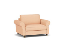 Pink Velvet Loveseat Armchair Sofabed - Traditional Style Single Chair Bed In Stain Resistant Velvet - Kendal Range - thumbnail 1