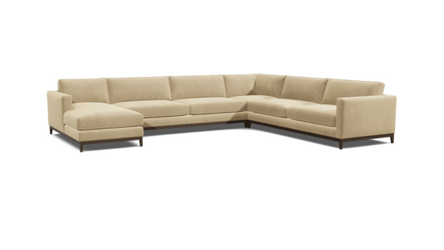 Darwin Classic U-Shape Corner Sofa - Cream - Darlings of Chelsea - image 1