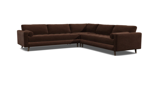 Shoreditch Large Corner Sofa brown - image 1