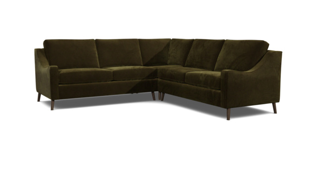 Weymouth 3 Seater Corner Sofa Bed green - image 1