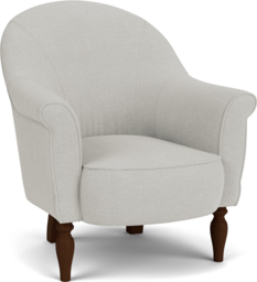 Teal Velvet Armchair - Traditional Accent Custom Arm Chair In Stain Resistant Velvet - Morley Range - thumbnail 2