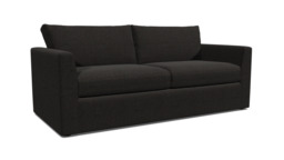 Portland 3.5 Seater Sofa  black - thumbnail 1