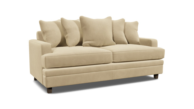 Streatham 3 Seater Scatter Back Sofa Bed cream - image 1
