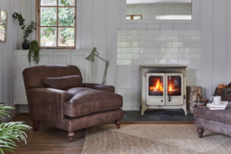 Teal Velvet Armchair - Traditional Gents Custom Arm Chair In Stain Resistant Velvet - Galloway Range - thumbnail 2