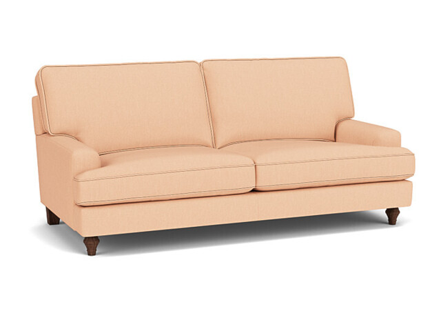 Pink Velvet 4 Seater Sofa - Modern Style Custom Sofa In Stain Resistant Velvet - Whinfell Range - image 1