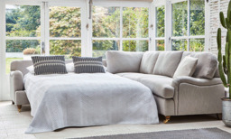 Helston 2 x 2 Seater Corner Sofa Bed leather - thumbnail 7