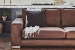 Green Linen Armchair - Modern Accent Custom Arm Chair - Ashdown Range - thumbnail 3