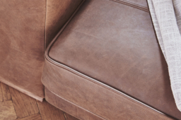 Green Linen Armchair - Modern Accent Custom Arm Chair - Ashdown Range - thumbnail 4