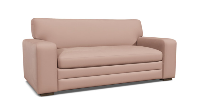 Pink Velvet 3 Seater Sofabed - Modern Fold Out Custom Sofa Bed In Stain Resistant Velvet - Sloane Range - image 1