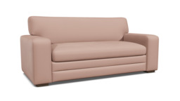 Pink Velvet 3 Seater Sofabed - Modern Fold Out Custom Sofa Bed In Stain Resistant Velvet - Sloane Range