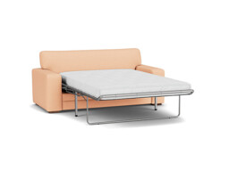 Pink Velvet 3 Seater Sofabed - Modern Fold Out Custom Sofa Bed In Stain Resistant Velvet - Sloane Range - thumbnail 1