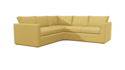 Portland 7 Seater Corner Sofa yellow - thumbnail 1