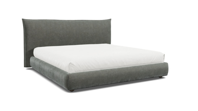Albany Emperor Size Bed grey - image 1