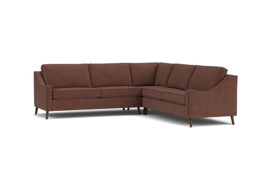 Purple 3.5 Seater Corner Sofa - Modern Style Fabric Luxury Premium Corner Sofa - Weymouth Range - thumbnail 1
