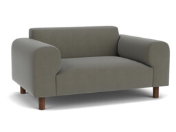 Hambledon Loveseat Sofa grey - thumbnail 1