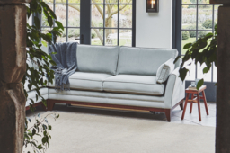 Teal 2 Seater Corner Sofa - Modern Style Fabric Luxury Premium Corner Sofa - Exmouth Range - thumbnail 3