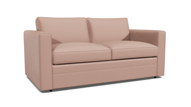 Pink Velvet 3 Seater Sofabed - Modern Fold Out Custom Sofa Bed In Stain Resistant Velvet - Bromley Range - image 1