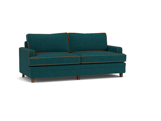 Streatham 3.5 Seater Sofa Bed teal - image 1