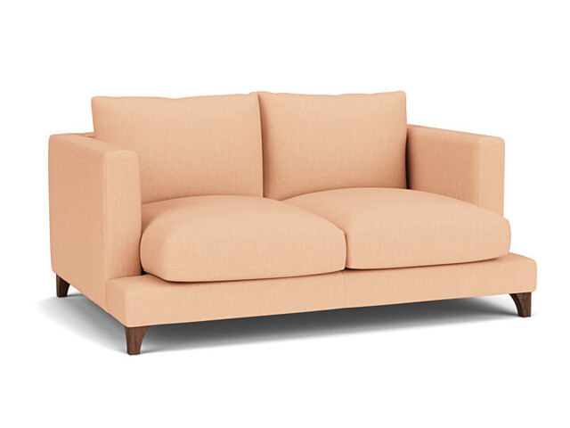 Pink Velvet 2 Seater Sofa - Modern Style Custom Sofa In Stain Resistant Velvet - Holland Range - image 1