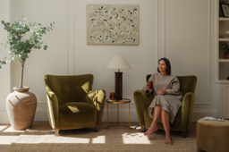 Dukes Armchair purple - thumbnail 7