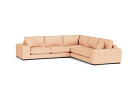 Pink Velvet 4 Seater Corner Sofa - Modern Style Custom Sofa In Stain Resistant Velvet - Epping Range