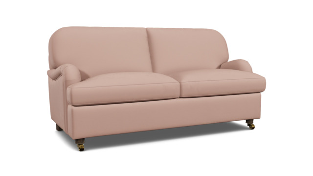 Pink Velvet 3 Seater Sofabed - Traditional Fold Out Custom Sofa Bed In Stain Resistant Velvet - Helston Range - image 1