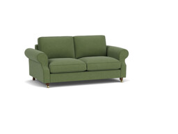 Green Linen 3 Seater Sofabed - Traditional Fold Out Custom Sofa Bed - Kendal Range