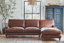 Green Linen 4 Seater Corner Sofa - Modern Style Custom Sofa - Whinfell Range - thumbnail 5